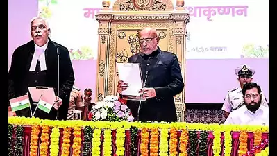CP Radhakrishnan takes oath as Maharashtra Governor