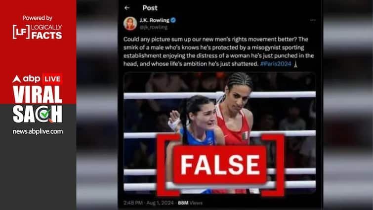 Algerian Olympic Boxer Imane Khelif Not Transgender Woman Or Biologically Male  Angela Carini episode Fact Check: No Proof Algerian Olympic Boxer Imane Khelif Is Transgender Woman Or Biologically Male