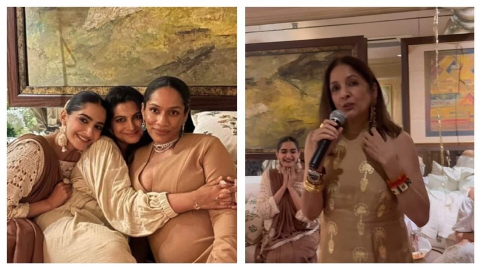 मसाबा गुप्ता के बेबी शॉवर में 'बेस्ट होस्ट' और बेस्ट फ्रेंड सोनम कपूर और मां नीना गुप्ता ने की शिरकत। देखें तस्वीरें