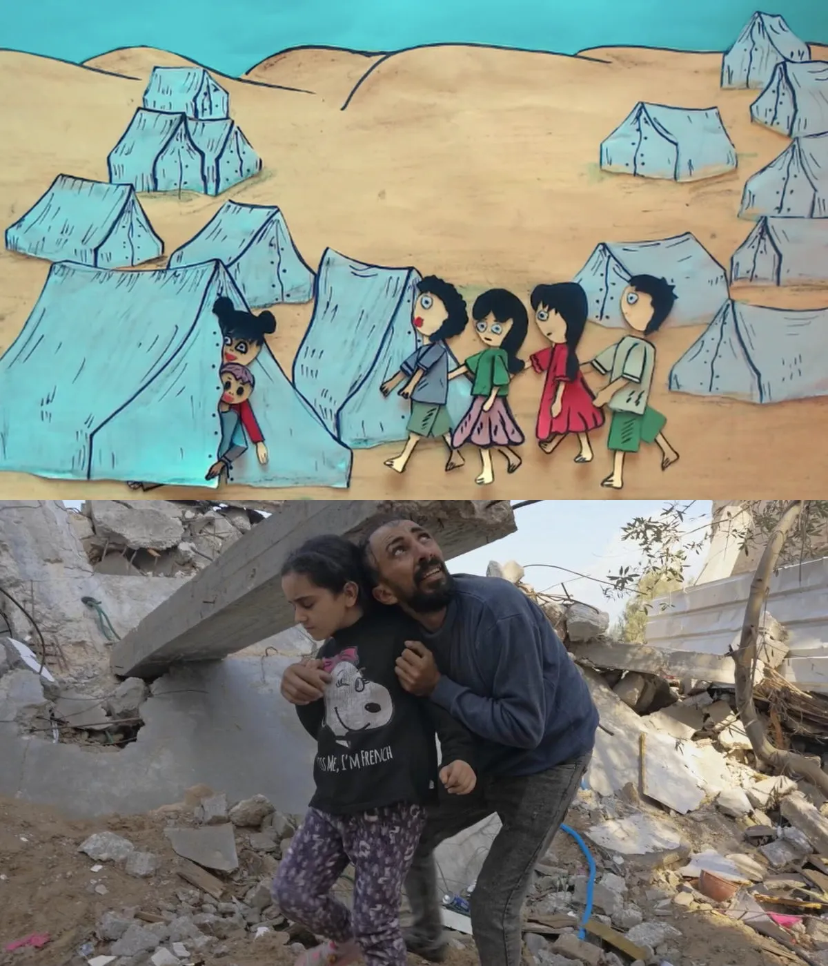 Palestinian filmmaker Rashid Mashrawi says