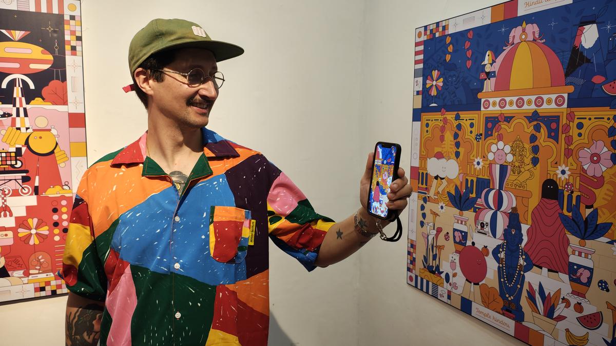 एआर(टी) फ्रांसीसी कलाकार ऑरेलीन जेनी की नवीनतम संवर्धित वास्तविकता प्रदर्शनी लुकी लुक में जीवंत हो उठा है