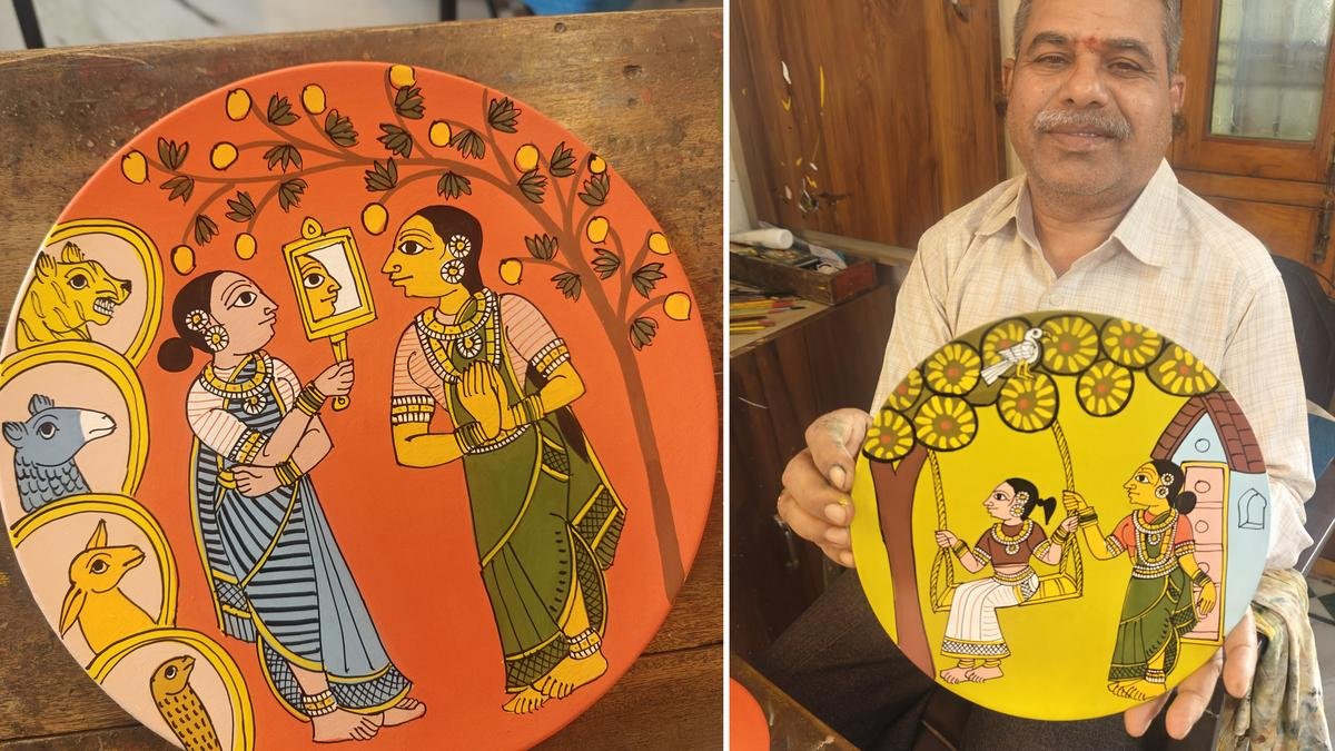 तेलंगाना के धनालाकोटा वैकुंठम नकाश की चेरियाल कला के साथ 50 साल की यात्रा