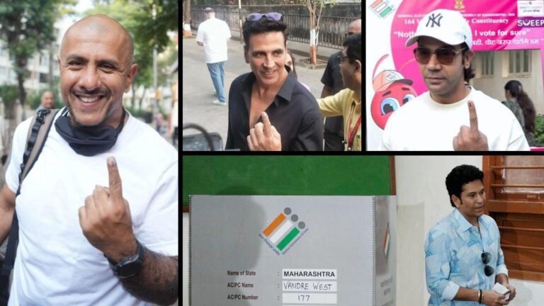 महाराष्ट्र विधानसभा चुनाव 2024: अक्षय कुमार, राजकुमार राव, विशाल ददलानी, सचिन और अन्य सेलेब्स ने मतदान किया