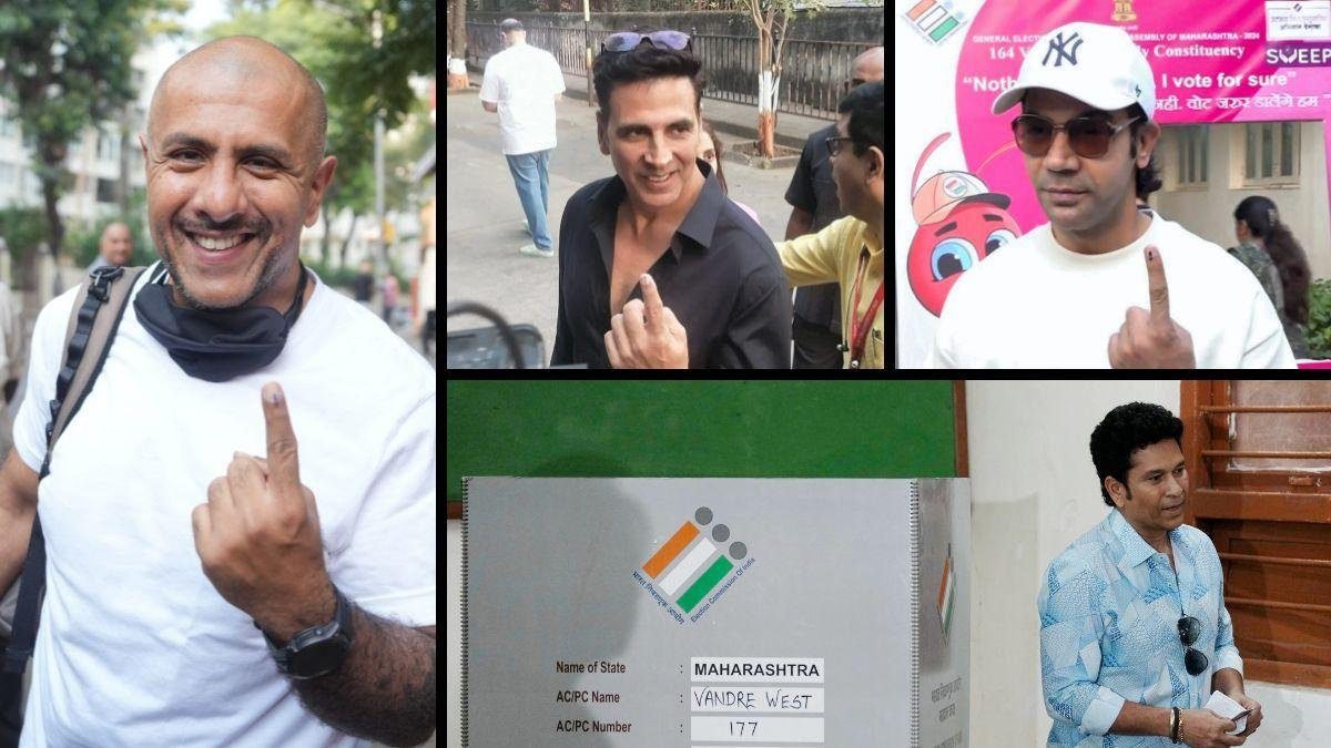 महाराष्ट्र विधानसभा चुनाव 2024: अक्षय कुमार, राजकुमार राव, विशाल ददलानी, सचिन और अन्य सेलेब्स ने मतदान किया