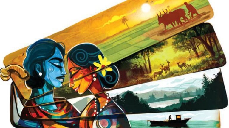 शास्त्रीय तमिल संकलन, कलितोगई की एक कविता, जो विद्रोही रंगमंच को चित्रित करती है