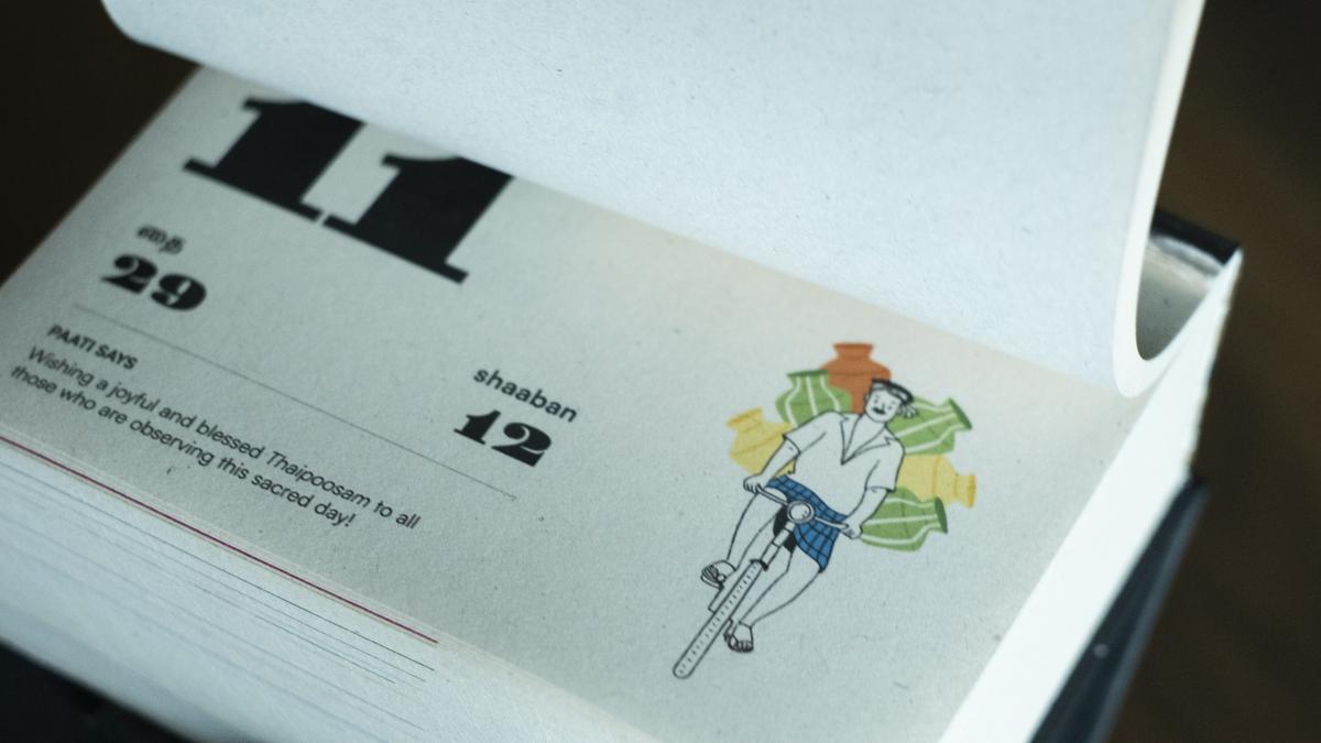 एक नए अवतार में एक क्लासिक दैनिक दीवार कैलेंडर