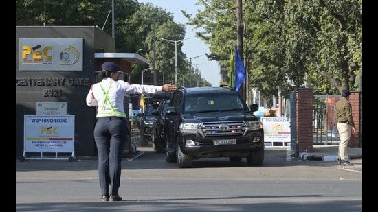 प्रदर्शन पीईसी, सेक्टर 12, चंडीगढ़ में होगा। (रवि कुमार/एचटी)