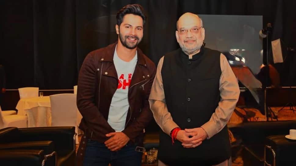 वरुण धवन ने दिल्ली में अमित शाह से मुलाकात की, इसे 'अत्यंत खुशी' बताया