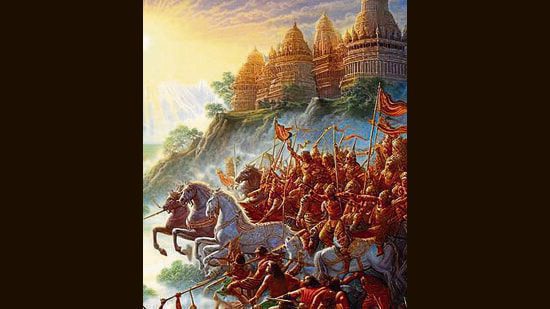 सूर्यास्त के बाद, पांडव और कौरव दोनों की सेनाएं अपने मतभेद भुलाकर उडुपी के राजा की रसोई में एक साथ भोजन करती थीं। (एडोबस्टॉक)