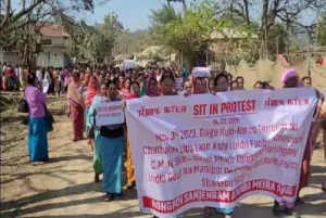 इम्फाल ईस्ट में विरोध रैली, मणिपुर में राष्ट्रपति के शासन को उठाने की मांग