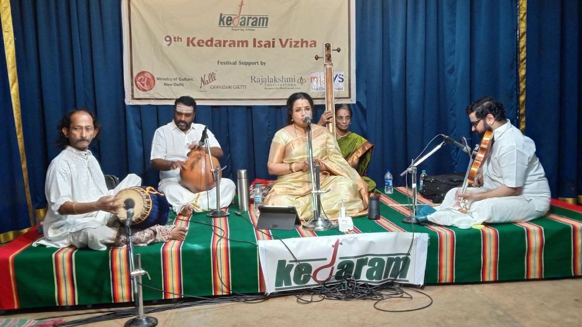 वासुधा रवि का कॉन्सर्ट एमएलवी बानी के लिए एक ode था