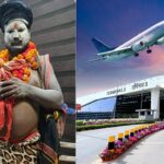 4 साधु हवाई अड्डे पर पहुंचे, खुद को बताया कि हरिद्वार अखारा के पुजारी ने एक बड़ा खेल खेला