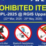 IPL 2025: पानी की बोतलें, सेल्फी स्टिक में 12 वस्तुओं के बीच हैदराबाद स्टेडियम में निषिद्ध है