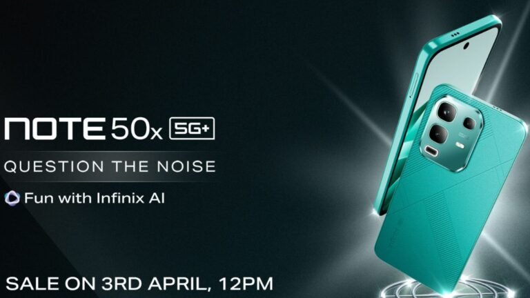 Infinix Note 50x 5g भारत में 11,499 रुपये के तहत लॉन्च किया गया, जिसमें 7300, 5500mAh की बैटरी और अधिक के साथ
