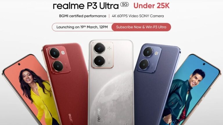 Realme P3 Ultra 5G 19 जनवरी को लॉन्च करने के लिए सेट: अपेक्षित सुविधाएँ और मूल्य निर्धारण
