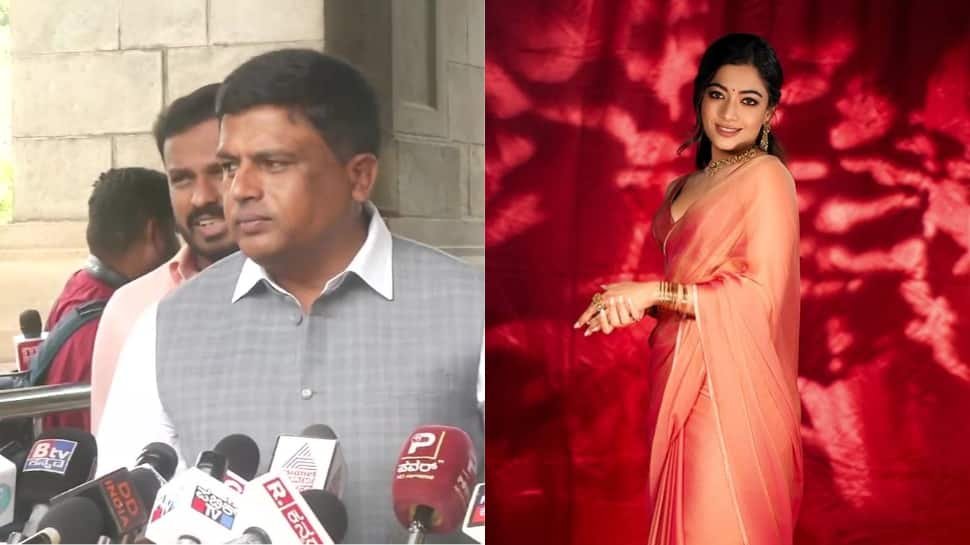कांग्रेस के विधायक कन्नड़ के लिए रशमिका मंडन्ना पाठ पढ़ाने के लिए कहते हैं