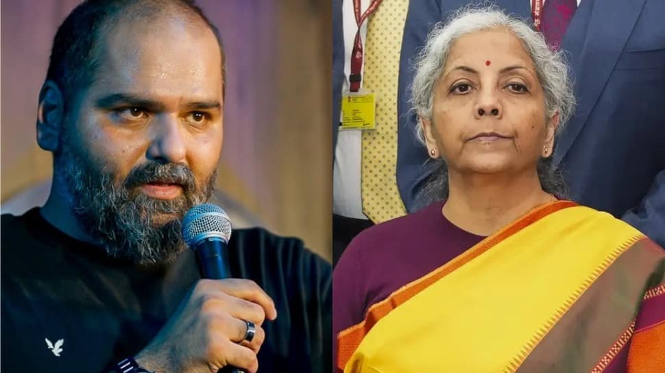 कुणाल कामरा एफएम निर्मला सितारमन में एक जिब लेता है, उसे जेएनयू छात्र को देश का हकदार कहता है ...