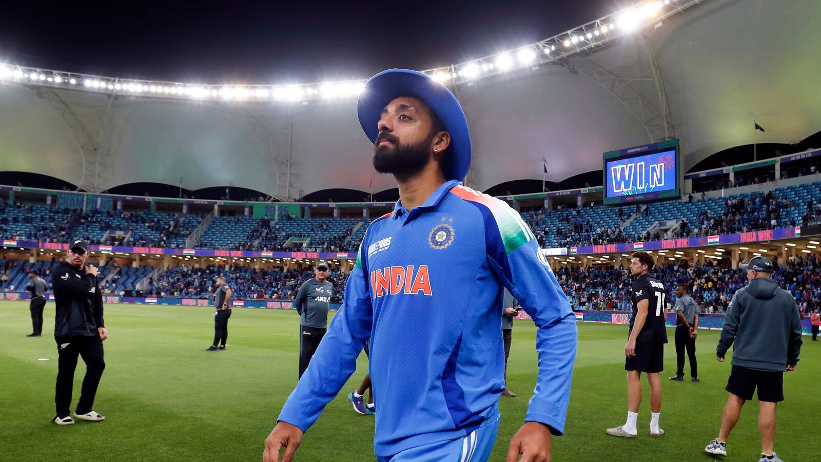 Varun Chakravarthy had shone against New Zealand with a 5 wicket haul.