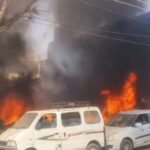 धदकी ने ऐसी आग लगाई कि 94 बाइक एक साथ जला दी गईं, लोगों को छोड़ दिया गया