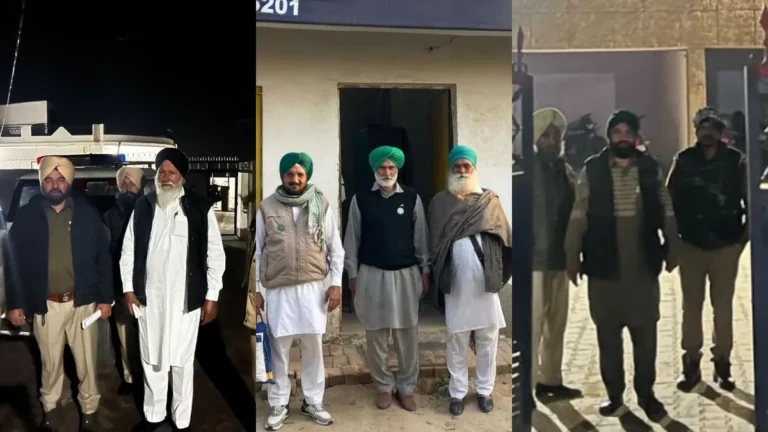 पंजाब पुलिस, पंजाब पुलिस समाचार, पंजाब पुलिस किसान नेता