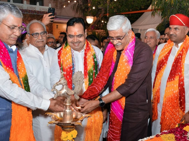 राजस्थान भाजपा, सीएम भजन लाल शर्मा और राष्ट्रपति मदन राठौर दिल्ली में लगे हुए