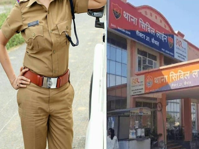 लेडी कांस्टेबल एक झटके के साथ ड्यूटी करती थी, पुलिस को देखने पर गिरफ्तार किया गया