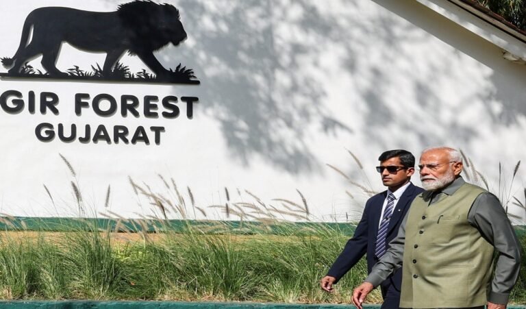 PM Modi Gir Forest