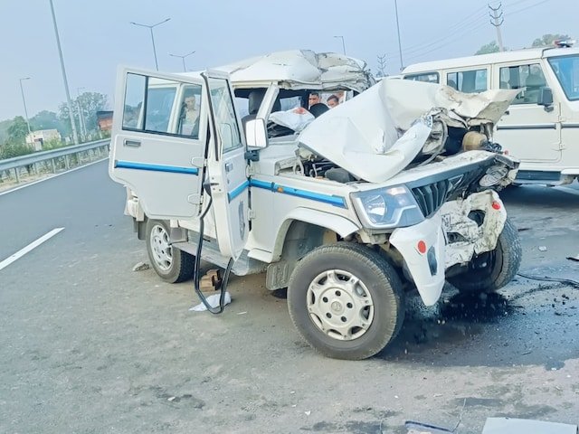 हरियाणा: बोलेरो खड़े वाहन से टकराया, गुजरात पुलिस की 3 मौतें, अधिकारी घायल हो गए
