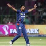 IPL 2025 RR बनाम LSG | अवेश इसे सुपर जायंट्स का रास्ता झूलता है