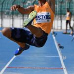 आदित्य लंबी कूद सोने के लिए छलांग लगाता है; जेसविन निराश करता है