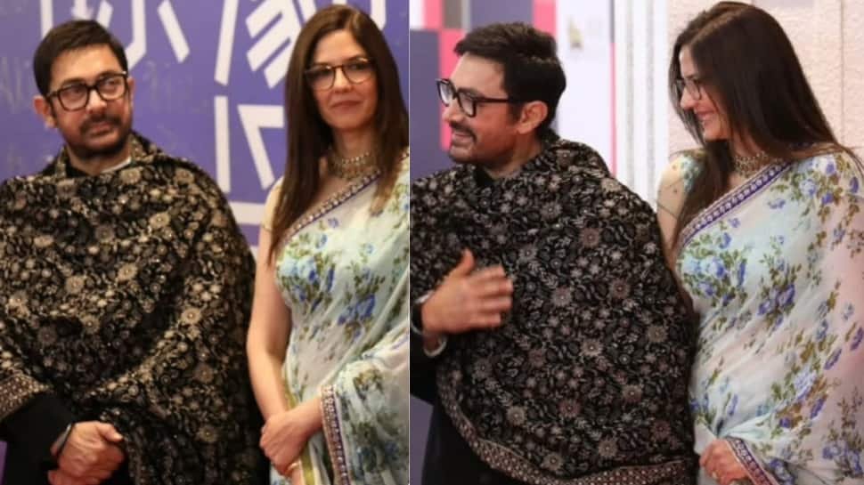 आमिर खान, गौरी स्प्रैट चोरी स्पॉटलाइट मकाऊ कॉमेडी फेस्टिवल में हाथ से घूमना