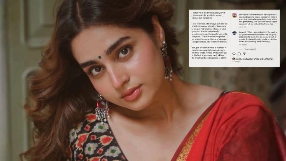 क्या वह भारतीय नहीं है?: आयशा खान ने विवादास्पद ‘फ्री कश्मीर’ पोस्ट को पसंद करने के लिए पटक दिया