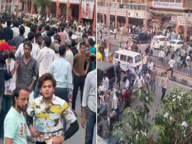 जयपुर की पार्कोटा फिर से, नारे और हंगामा, भारी पुलिस बल तैनात किया गया