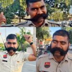अद्भुत! यदि आपके पास मूंछें हैं, तो सुखायल की तरह! जो लोग पुलिस जवान की मूंछों के बारे में आश्वस्त थे