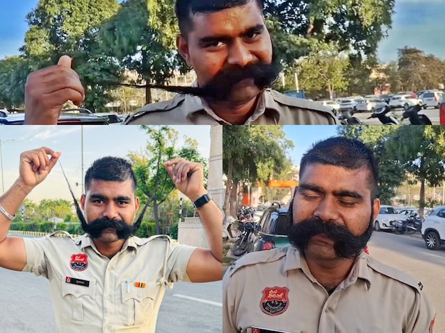 अद्भुत! यदि आपके पास मूंछें हैं, तो सुखायल की तरह! जो लोग पुलिस जवान की मूंछों के बारे में आश्वस्त थे