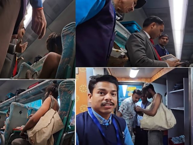 'भिखारी' वंदे भरत में बैठा था, टीटी पकड़ा गया था, मौन सुना गया था