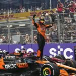 मैकलेरन ड्राइवर ऑस्कर पियास्ट्री ने समग्र लीड लेने के लिए एफ 1 के सऊदी अरब ग्रैंड प्रिक्स जीता