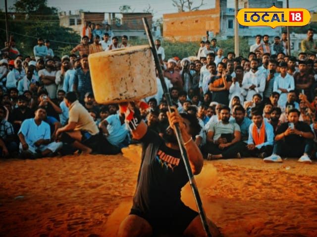राजस्थान का यह छोरा बाहुबली से कम नहीं है! एक हाथ से एक हाथ के साथ ताना 1.5 क्विंटल का वजन, लाखों में जीता गया