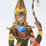 राम, जैसा कि मुथुस्वामी दीक्षित द्वारा वर्णित है