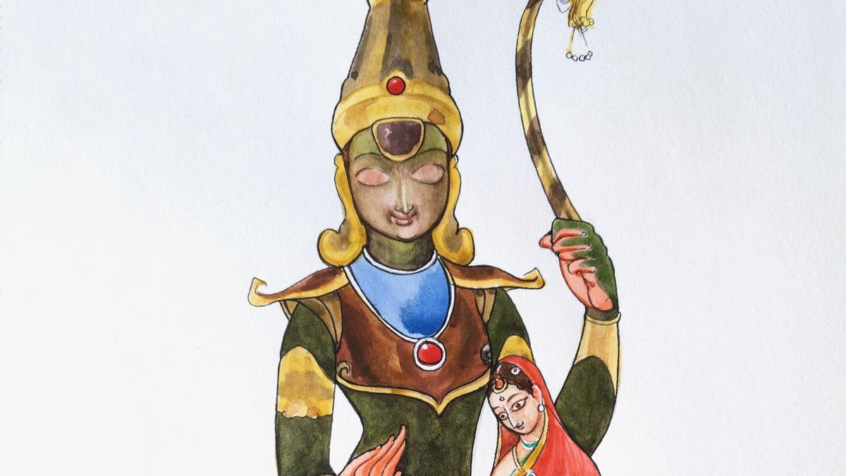 राम, जैसा कि मुथुस्वामी दीक्षित द्वारा वर्णित है