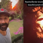 सनी डोल शूटिंग बॉर्डर 2 के लिए देहरादून में लुभावनी सूर्यास्त के क्षणों में