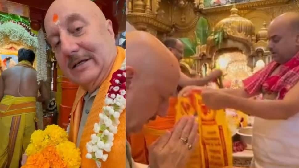 हनुमान जयंती 2025: अनूपम खेर ने सिद्धिविन्याक मंदिर में आशीर्वाद की तलाश की