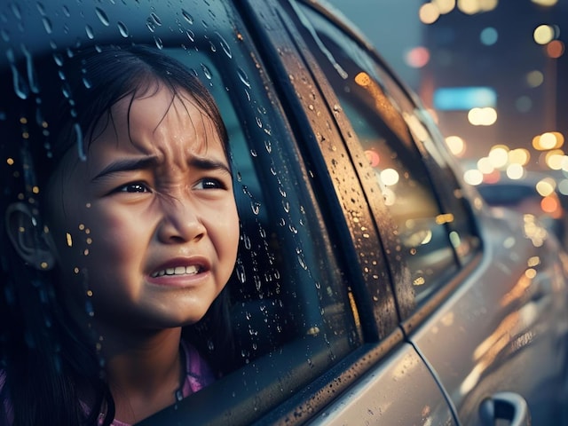 15 -वर्षीय लड़की स्कूल जा रही थी, मैं कार और गुड़िया ले गया ... फिर से पुलिस