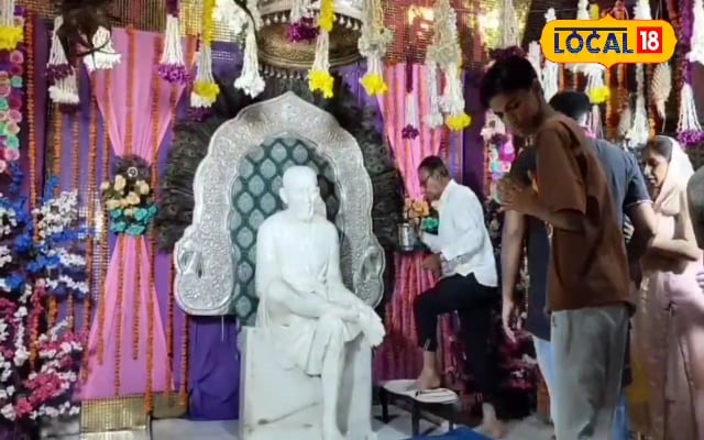 अंबाला के इस साईं बाबा मंदिर में लोगों की भीड़ है, यहाँ बाबा भक्तों की कामना करते हैं