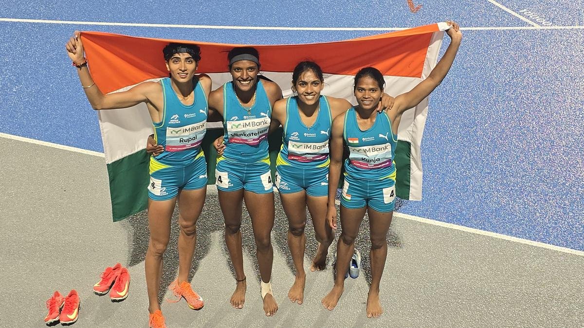 एशियाई चैंपियनशिप | ज्योति, सेबल और महिलाओं की 4x400 मीटर चौकड़ी इसे भारत के लिए एक स्वर्ण दिन बनाती है