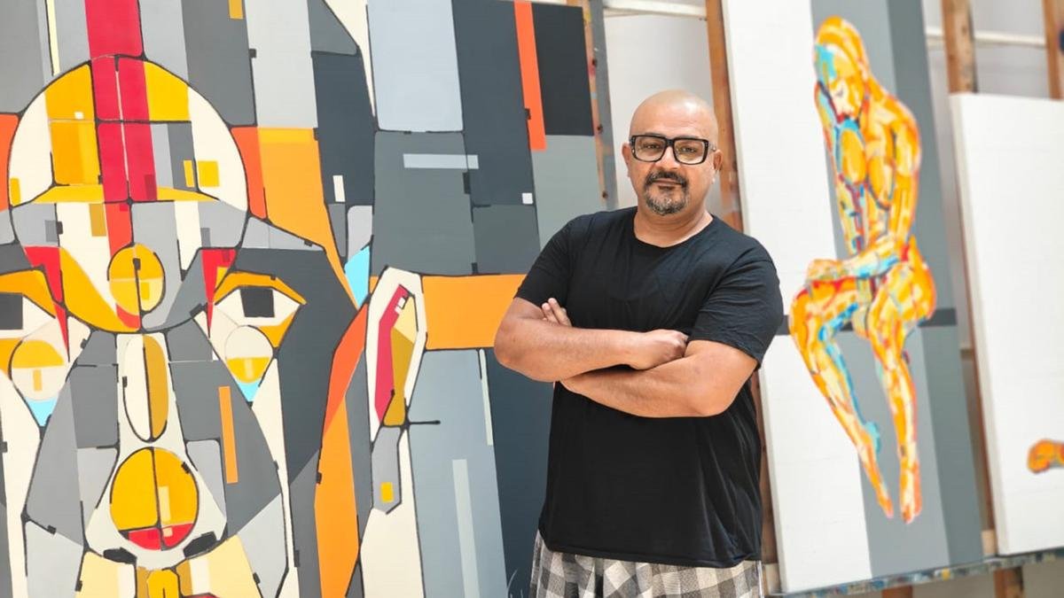 कलाकार अमृश मालवंकर और बनने की निरंतर स्थिति