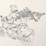 कैसे कलाकार मोहित महतो इसे फूलों के साथ कहते हैं