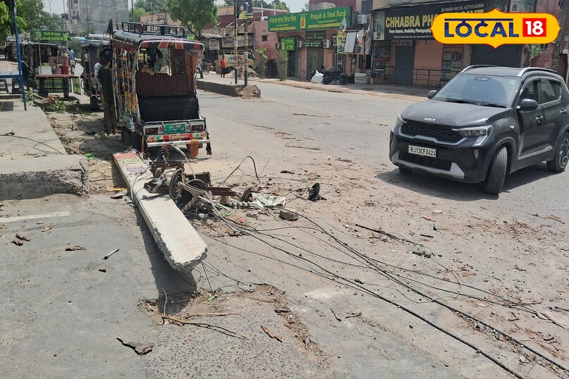 राजस्थान मौसम: तेज हवाएं कहर कड़ियाँ … बिजली के खंभे और पेड़ गिर गए