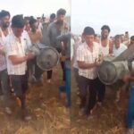 वीडियो: पाकिस्तानी मिसाइल का टुकड़ा इतना बड़ा था कि 6 लोगों ने उठाना शुरू कर दिया