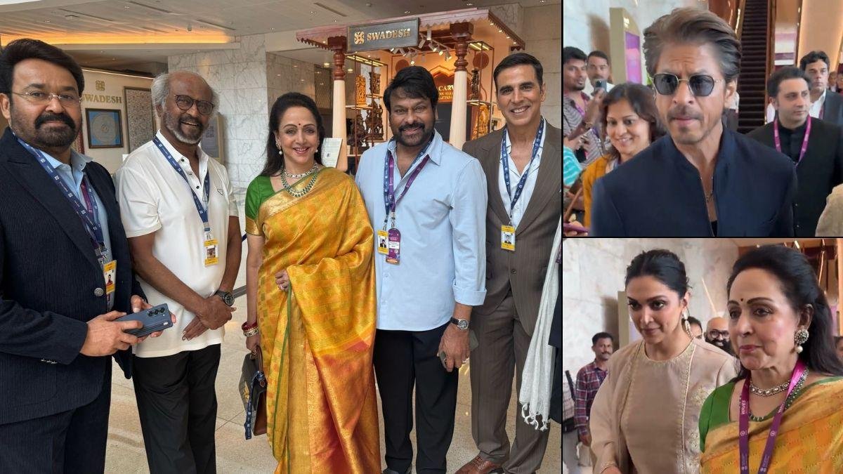 वेव्स शिखर सम्मेलन 2025: रजनीकांत, शाहरुख खान, मोहनलाल, आमिर खान उद्घाटन समारोह के लिए पीएम मोदी में शामिल होते हैं